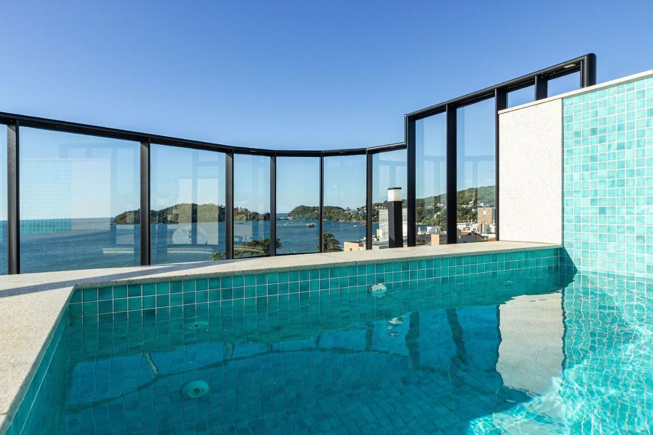 Aion Suites 302 - Lindo Apartamento Com Vista Para O Mar, A 60M Da Praia De Bombinhas, Com Piscina E Academia No Rooftop. Dış mekan fotoğraf