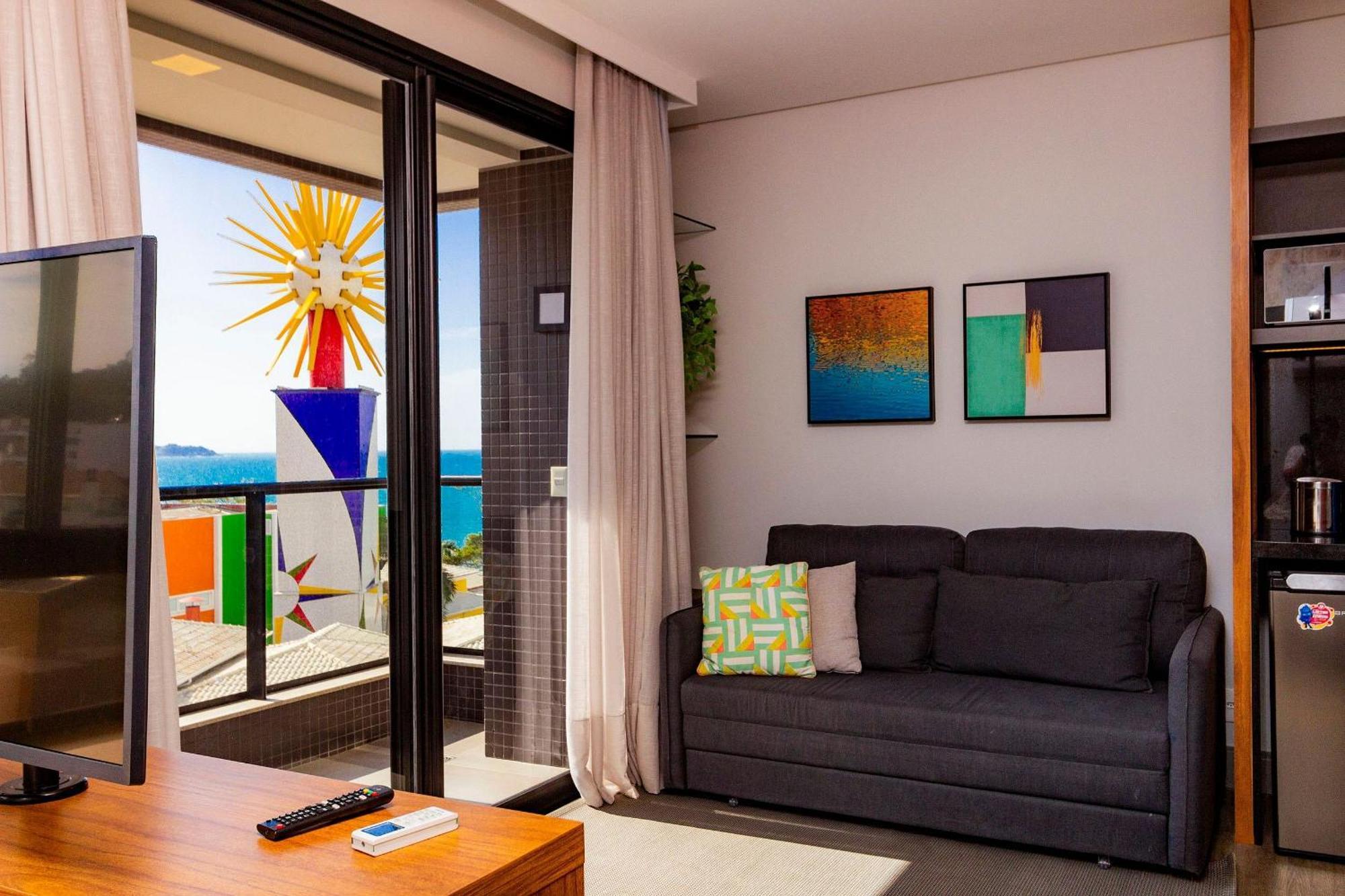 Aion Suites 302 - Lindo Apartamento Com Vista Para O Mar, A 60M Da Praia De Bombinhas, Com Piscina E Academia No Rooftop. Dış mekan fotoğraf