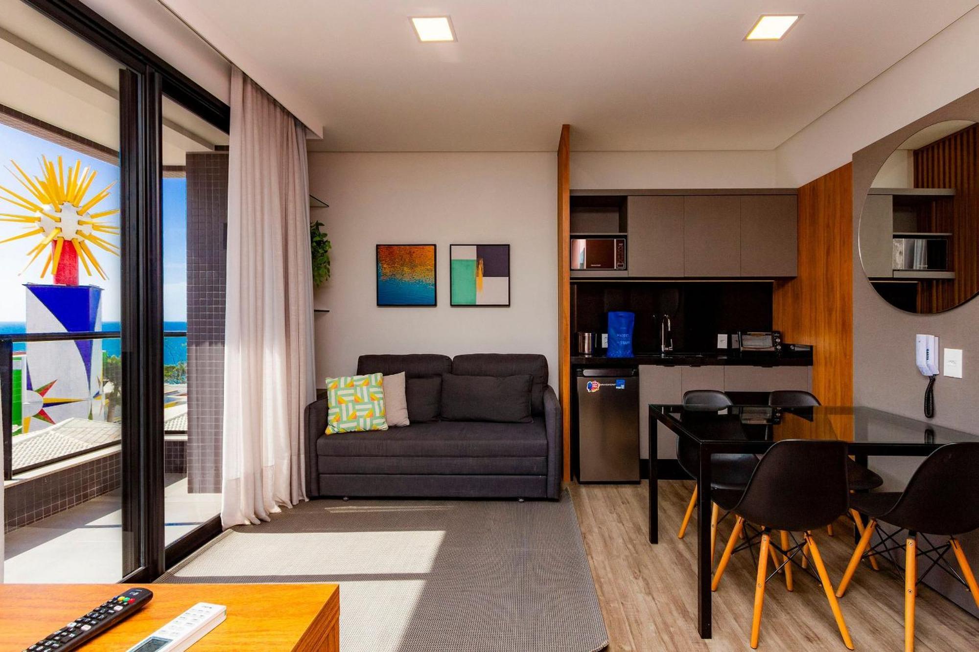 Aion Suites 302 - Lindo Apartamento Com Vista Para O Mar, A 60M Da Praia De Bombinhas, Com Piscina E Academia No Rooftop. Dış mekan fotoğraf