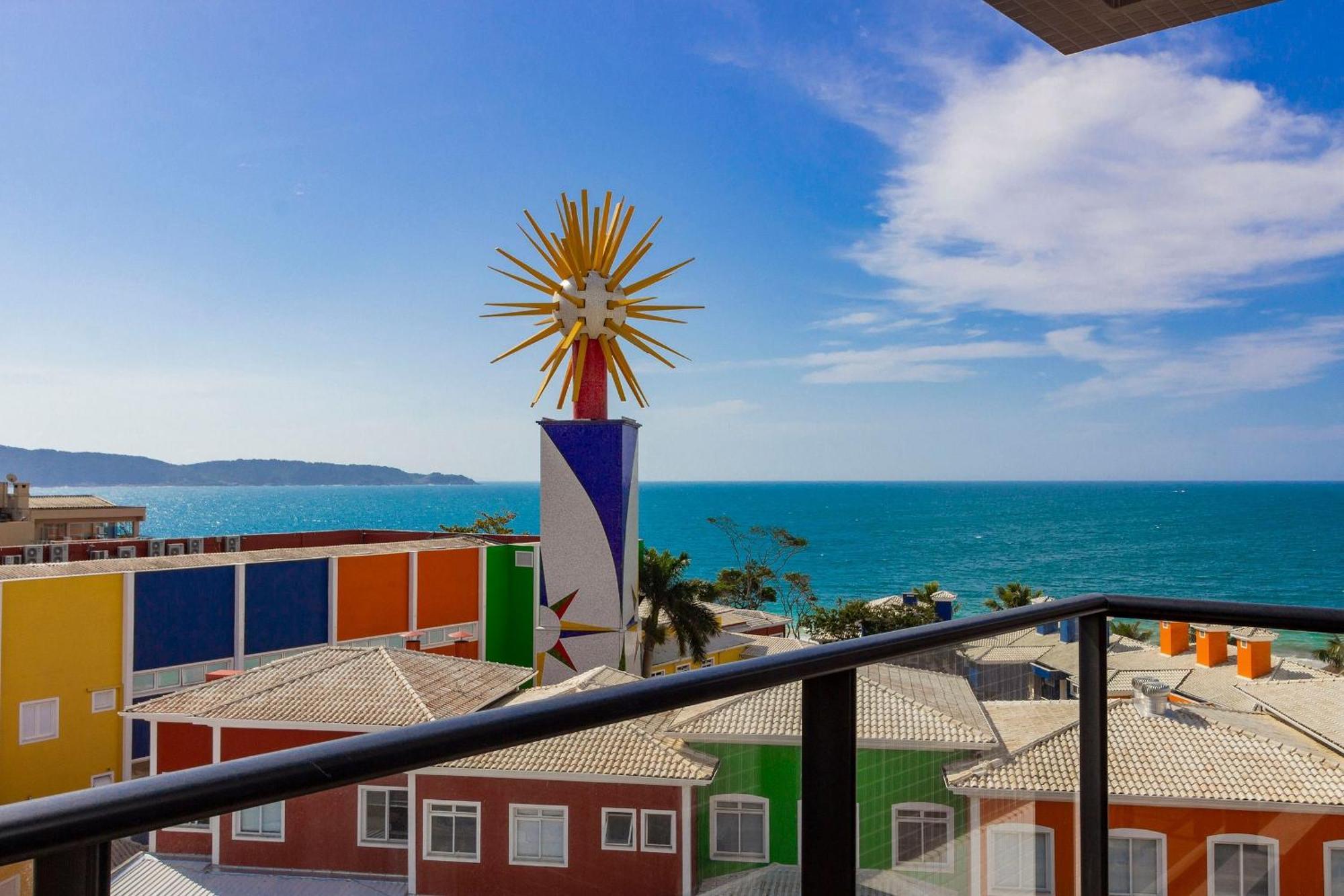Aion Suites 302 - Lindo Apartamento Com Vista Para O Mar, A 60M Da Praia De Bombinhas, Com Piscina E Academia No Rooftop. Dış mekan fotoğraf